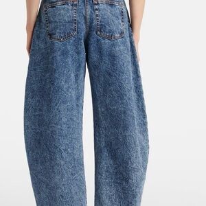 ALAÏA
High-rise barrel-leg jeans